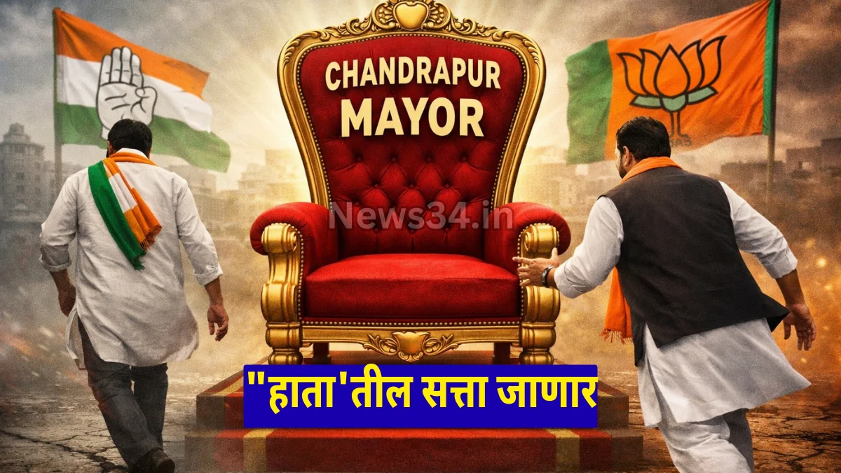 काँग्रेसची सत्ता हातातून जाणार; चंद्रपूर मनपात भाजपचा महापौर?