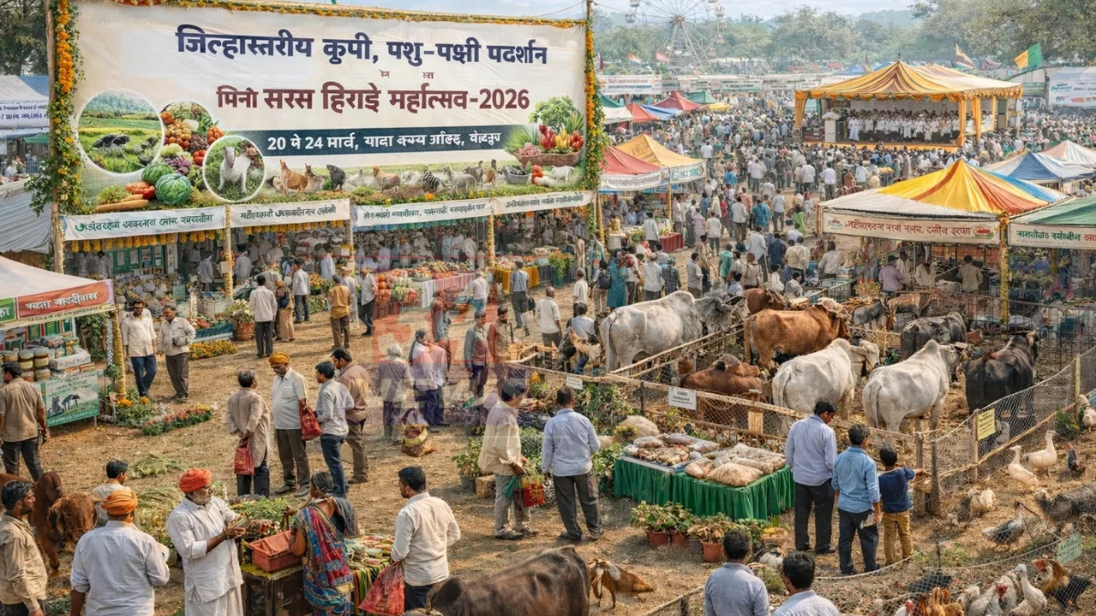 Chandrapur Agriculture । एकाच छताखाली ३२५ स्टॉल्स! चंद्रपुरात रंगणार कृषी अन् सरस महोत्सव