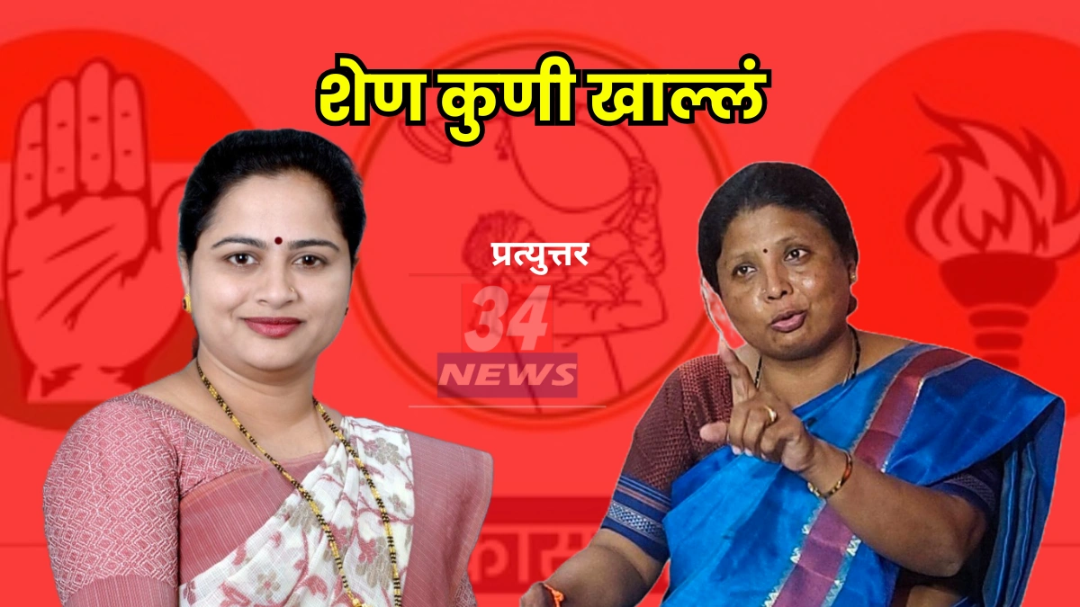 Chandrapur News । 'शेण कुणी खाल्लं ते राऊतांना विचारा'; प्रतिभा धानोरकरांनी सुषमा अंधारेंना आरसाच दाखवला!