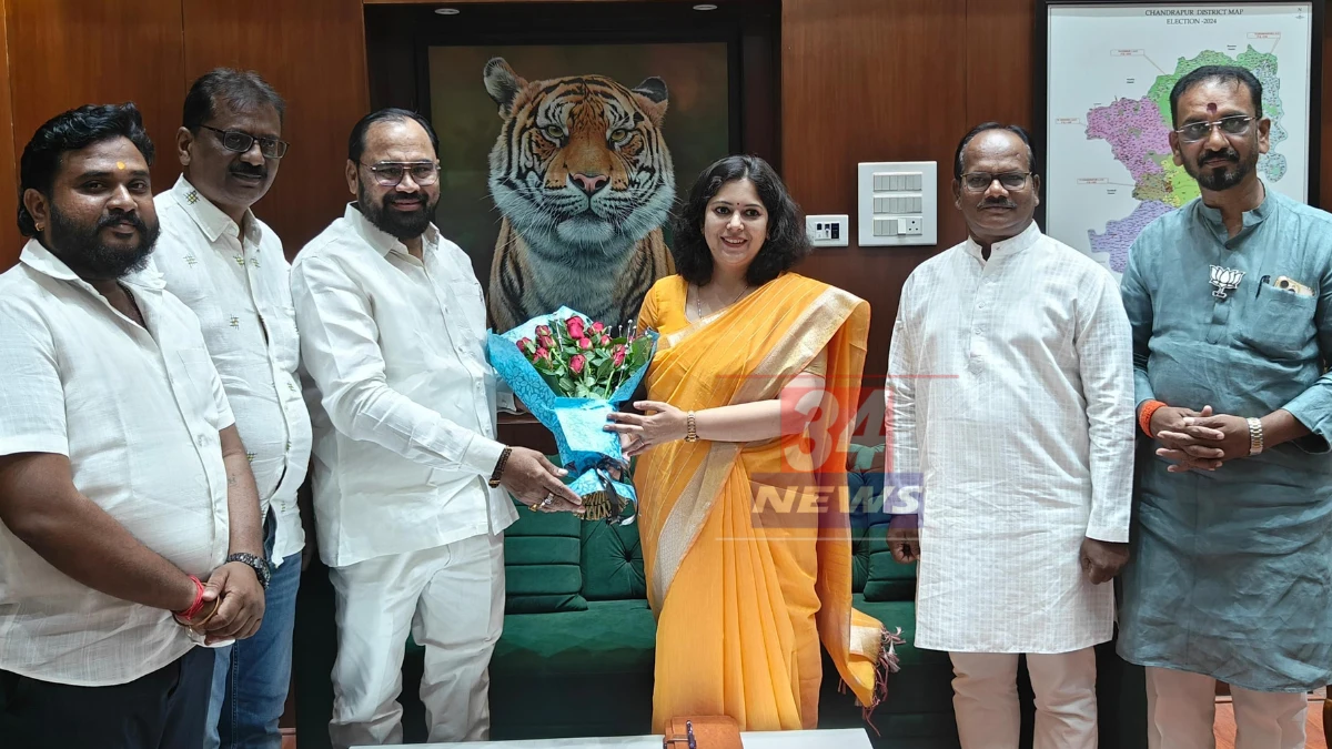 IAS Vasumana Pant । चंद्रपूरच्या प्रगतीसाठी प्रशासन सज्ज; वसुमना पंत यांच्या भेटीनंतर आमदार जोरगेवारांनी काय म्हटले?