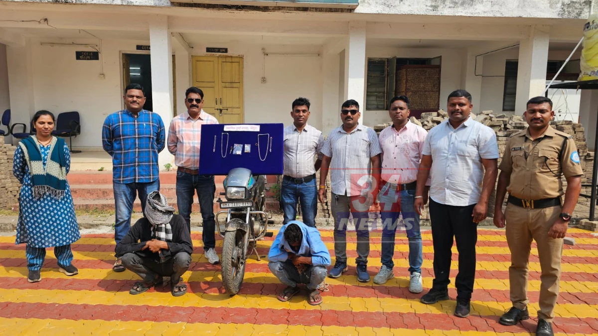 Crime Update । स्प्लेंडर चोरी ते घरफोडी; गुन्हे शाखेने २ आरोपीना केली अटक