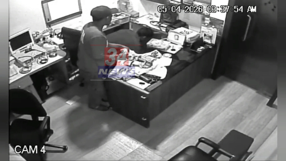 Hospital CCTV । चंद्रपुरात गुन्हेगारांचा धुमाकूळ! डॉ. मनीष मुंधडा यांच्या केबिनमध्ये रातोरात डल्ला