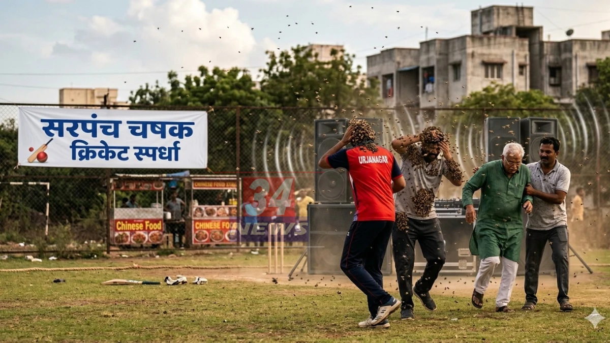 Chandrapur Bee Attack । चंद्रपुरात डीजेच्या आवाजामुळे मधमाश्या बिथरल्या?, एका वृद्धाचा जागीच मृत्यू