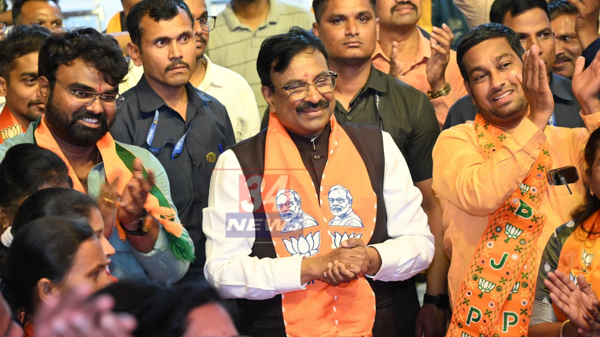 BJP Sthapana Diwas । चंद्रपुरात फक्त मुनगंटीवार, मुनगंटीवारांच्या एका आवाहनावर १६३० कार्यकर्त्यांचा भाजपमध्ये प्रवेश