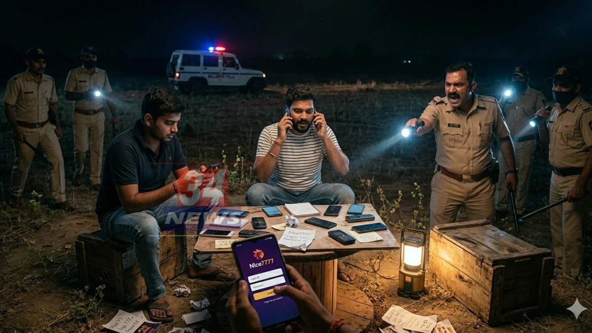 nice7777 app betting । चंद्रपुरात सुरु झाला Nice7777 चा गेम, बल्लारपुरात कारवाई