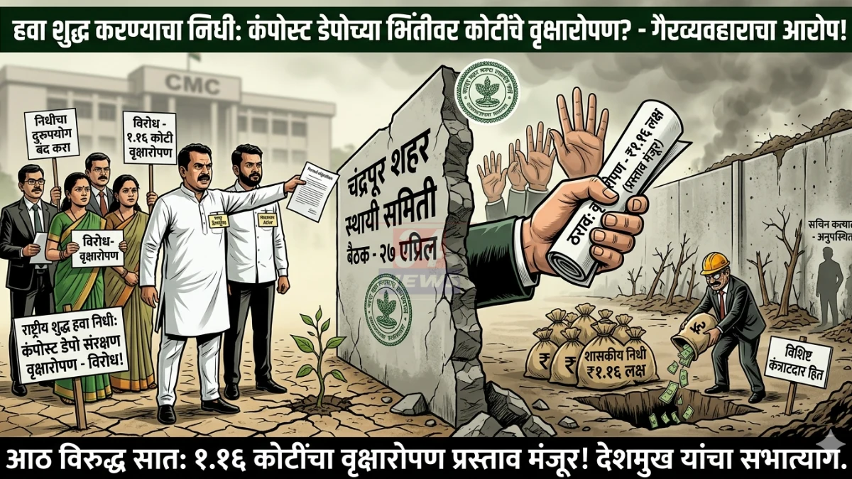 Chandrapur Corporation Controversy