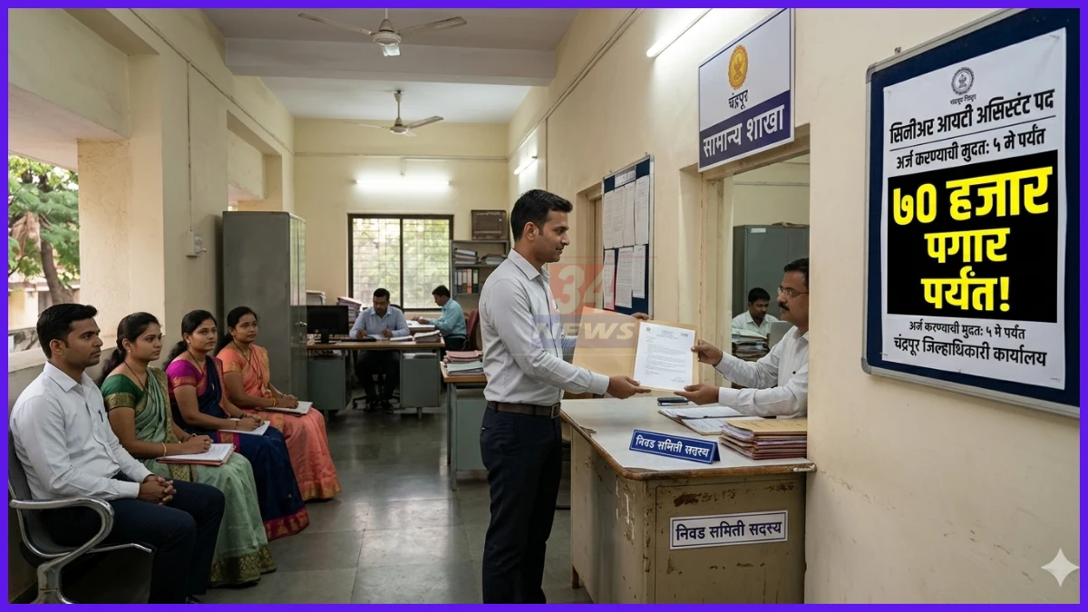 Senior IT Assistant पद भरतीसाठी अर्ज सूचना 2026