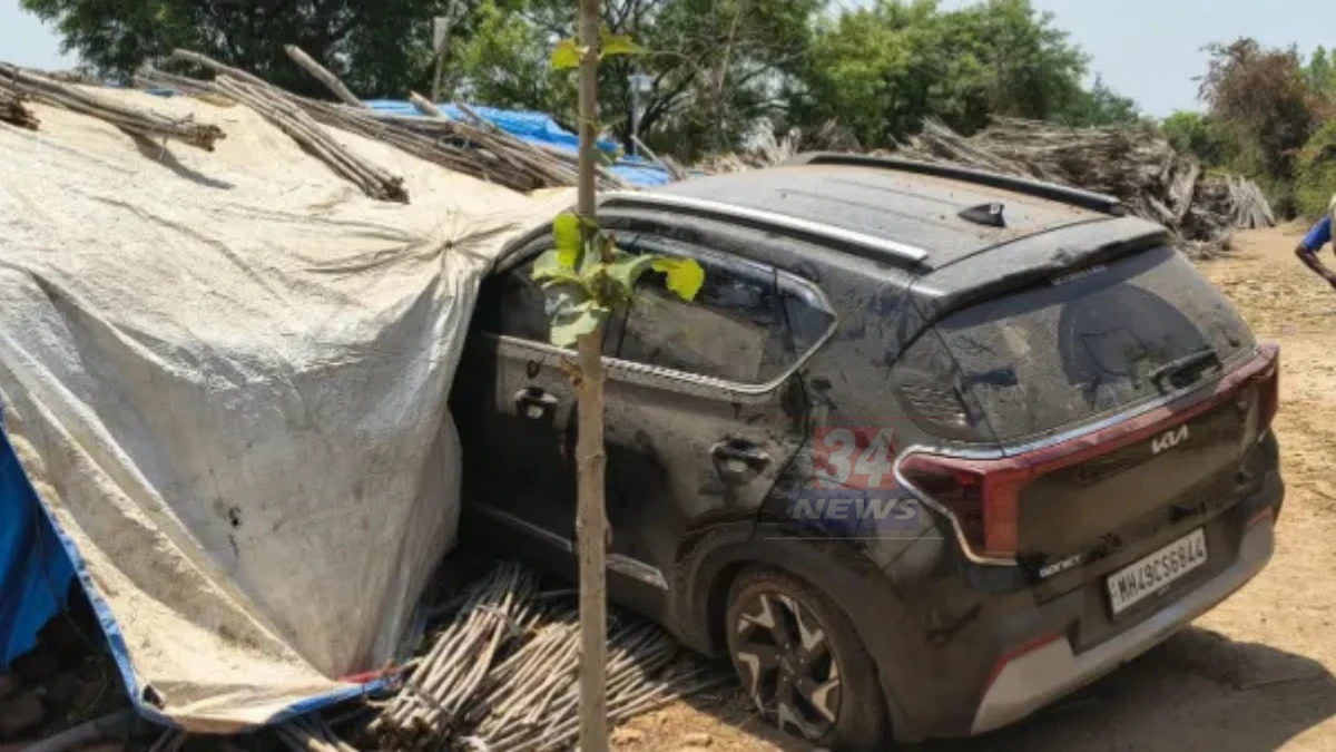 बल्लारपूर कारवा रोड जुनोना डेपो येथे चारचाकी वाहनाच्या धडकेने झोपडी कोसळून मध्यप्रदेशातील मजूर देवलाल पंधरे यांचा मृत्यू, 2 मे 2026