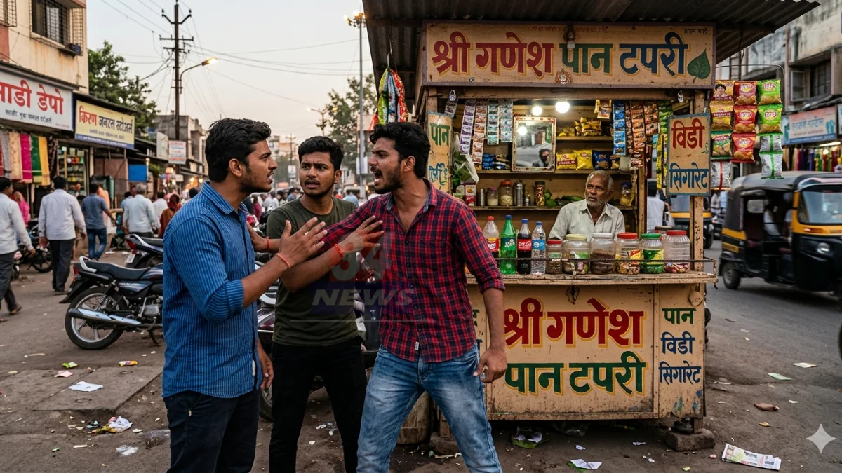 Warora bottle attack: वरोरा माढेळी येथे पानठेल्यावर 26 वर्षीय मयूर ढोरे याच्या डोक्यावर शिवम येटेने दारू पिऊन बाटली फेकली