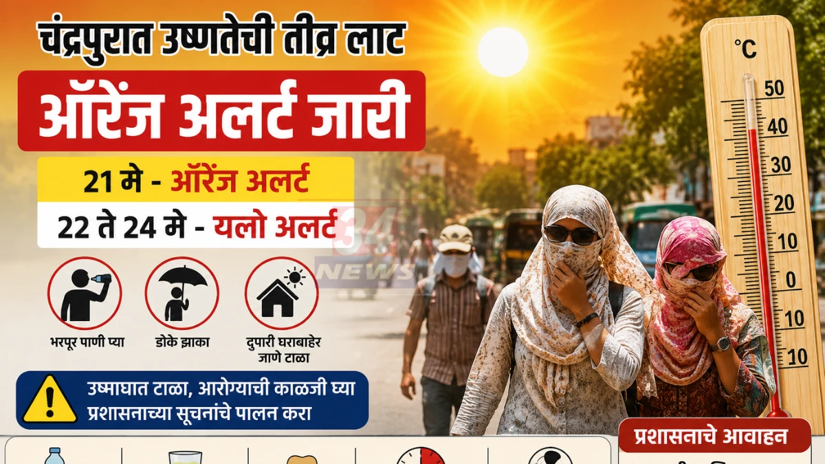 चंद्रपूर महानगरपालिकेतर्फे JCB च्या सहाय्याने सुरू असलेली नालेसफाई | Chandrapur Drain Cleaning Chandrapur Drain Cleaning: 15 जूनची डेडलाइन, 126 कर्मचारी कामाला